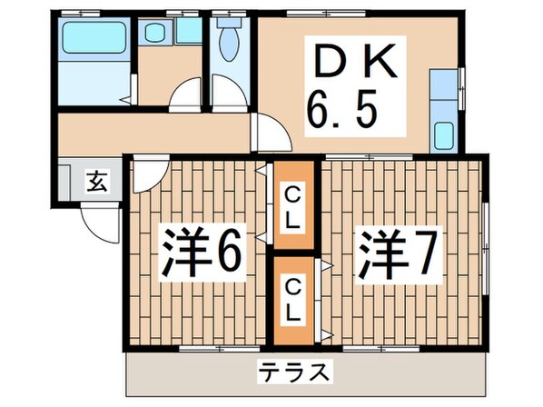 ルーデンス永田の物件間取画像